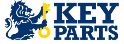Комплект тормозных колодок, дисковый тормоз KEY PARTS KBP1880